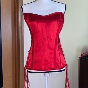 Satin corset